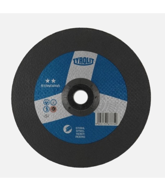 DISCO REPASAR HIERRO 115X6X22,2 STANDARD TYROLIT