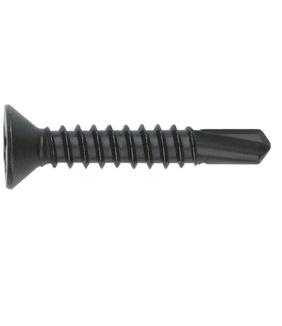 TORNILLO P/BROCA CAB. AVELL. DIN 7504P 4.2 X 38 NEGRO | Herrajes HE