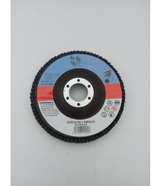 DISCO LAMINAS 115X22 Z 80