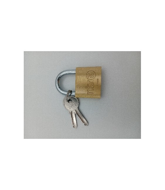 CANDADO NIZA ARCO CORTO AN-40 LATON REF-19838 | Herrajes HE