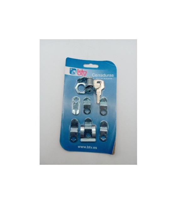 CERRADURA METALICA BUZON CROMO RF-60001 | Herrajes HE