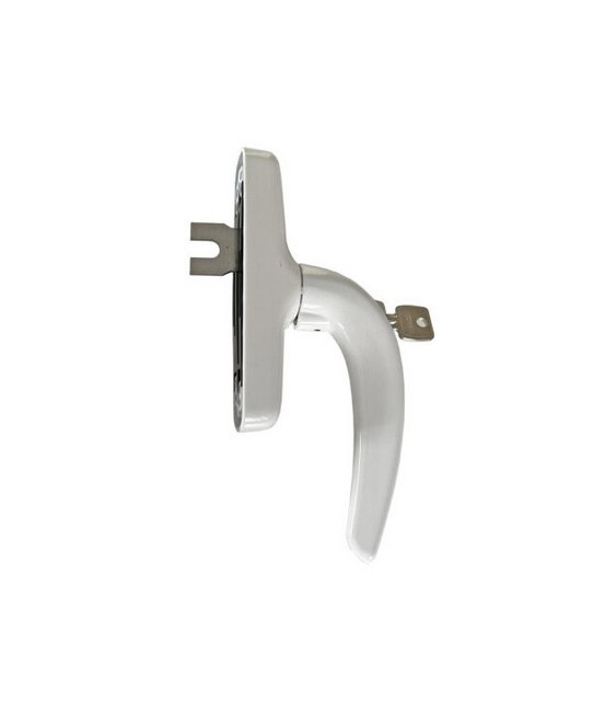 CREMONA NEFER 1 PALA O/B C/LLAVE BLANCO | Herrajes HE