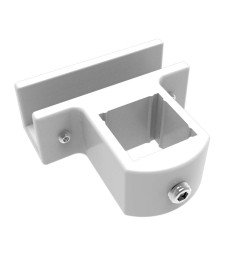 SOPORTE CRISTAL FIJO MADEIRA 30X30 BLANCO REF-SCFI3030 | Herrajes HE