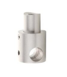 CONECTOR LARGO TUBO 42,4 V12 304 SAT | Herrajes HE