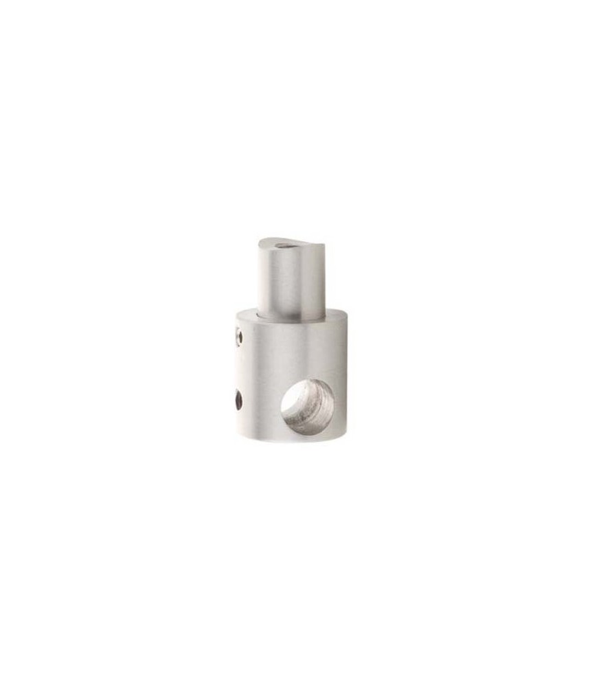CONECTOR LARGO TUBO 42,4 V12 304 SAT | Herrajes HE