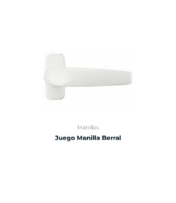MANIVELA RECUPERABLE BERRAL BLANCA | Herrajes HE
