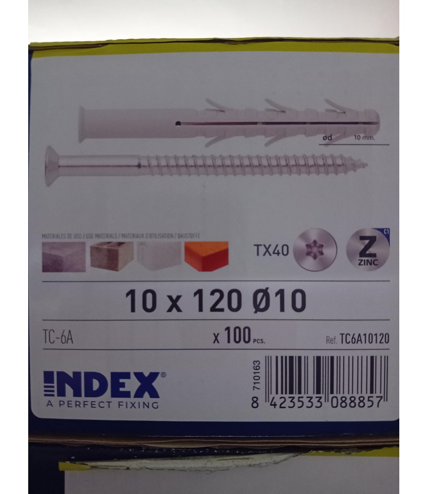 TACO CLAVABLE DIN TC-6A 10 X 120 | Herrajes HE