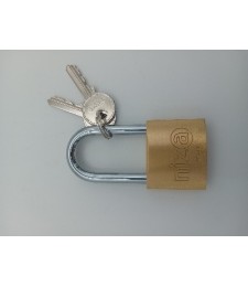 CANDADO NIZA ARCO LARGO AL-40 LATON LLAVES IGUALES | Herrajes HE