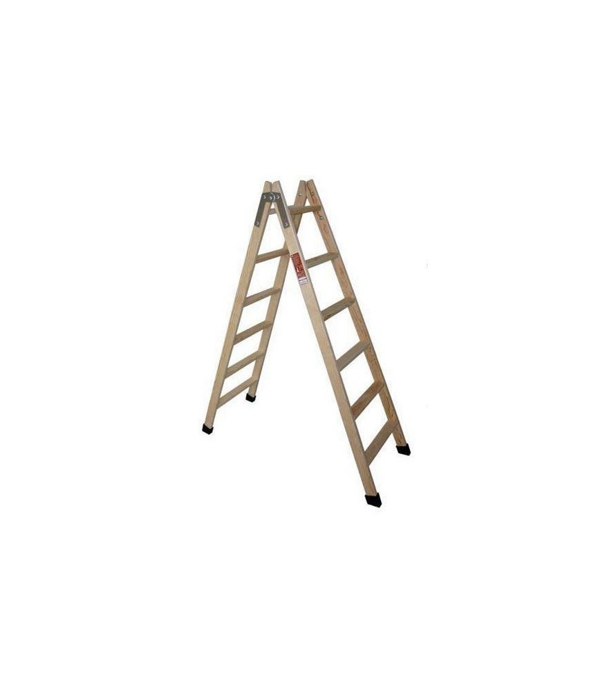 ESCALERA MADERA 7 PELDAÑOS