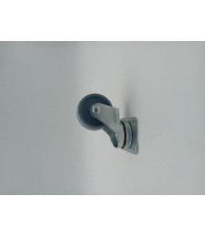 RUEDA 3-0001 R.GIR.KG.22 PLASTICO GRIS | Herrajes HE