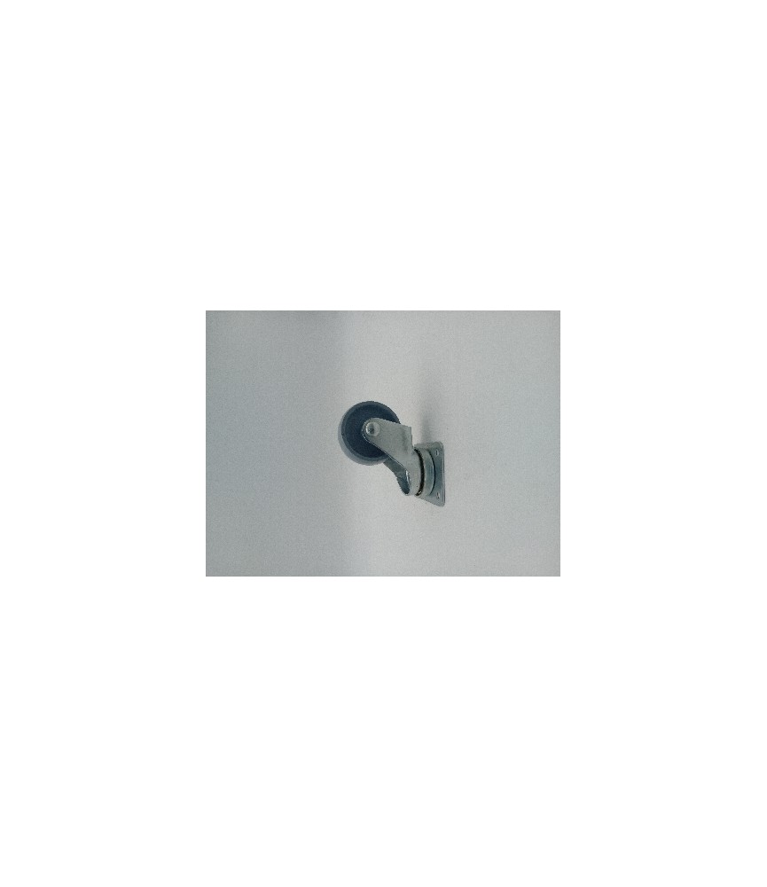 RUEDA 3-0001 R.GIR.KG.22 PLASTICO GRIS | Herrajes HE