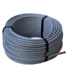 CABLE ACERO GALVANIZADO 4 ROLLO 25 MTS