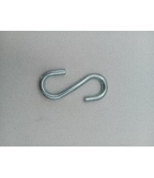 GANCHOS FORMA "S" HIERRO ZINCADOS 40 | Herrajes HE