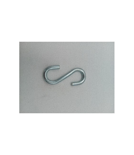 GANCHOS FORMA "S" HIERRO ZINCADOS 40 | Herrajes HE