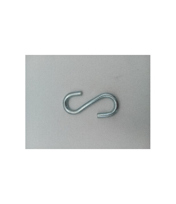 GANCHOS FORMA "S" HIERRO ZINCADOS 70 | Herrajes HE