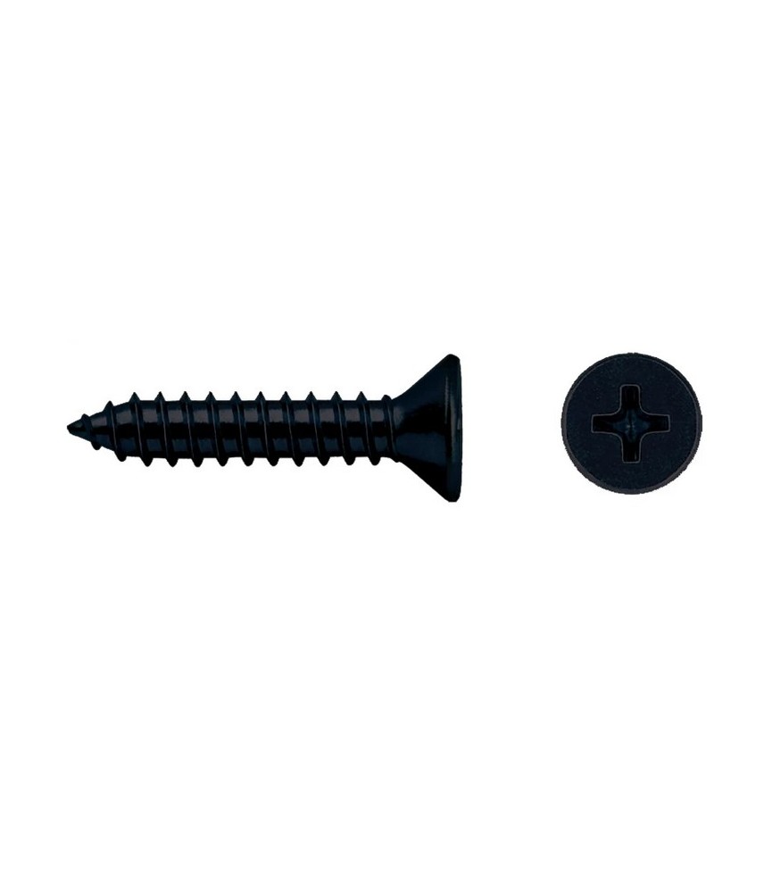 TORNILLO R/CHAPA CAB. AVELLANADA DIN 7982 4.2X13 NEGRO