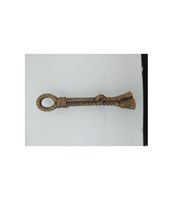 TIRADOR METAL CUERDA 250MM RECTO PATINADO RF.1119-PT