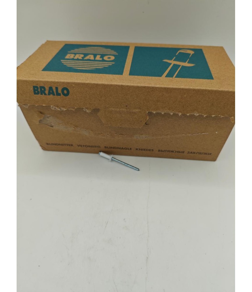 REMACHE BRALO 4 X 12 BLANCO