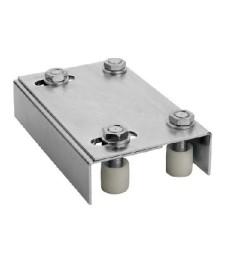 CABEZAL REGULABLE CON 4 RODILLOS INOX | Herrajes HE