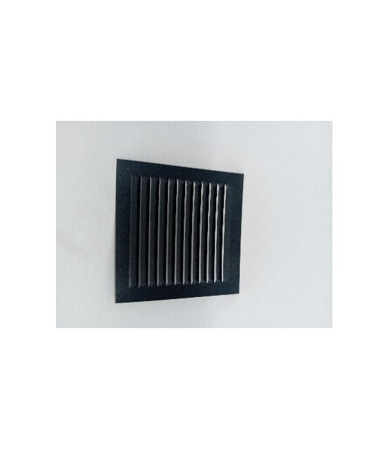 CHAPA REJILLA 15X15 NEGRO