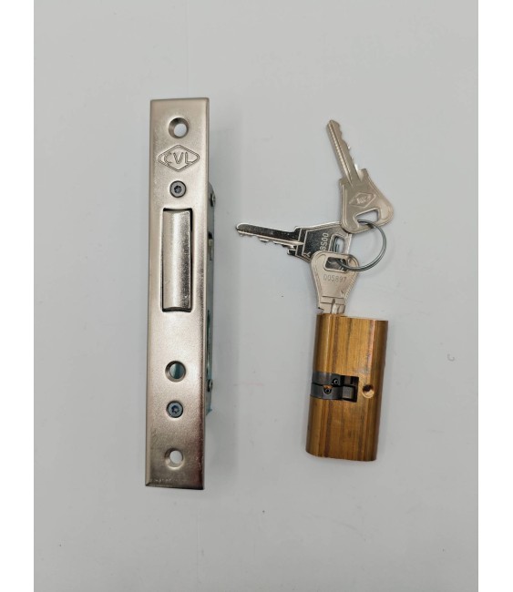 CERRADURA CVL 1963A/5 LATON | Herrajes HE