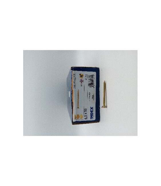 TORNILLO R/MADERA DIN TP-PO 4.5 X 50 BRICOMATADO | Herrajes HE