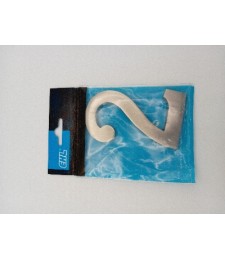 NUMERO 2 COLOR PLATA | Herrajes HE