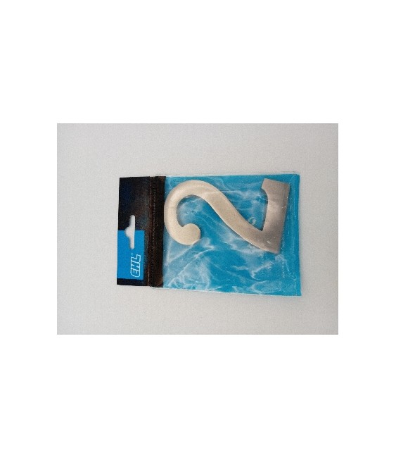 NUMERO 2 COLOR PLATA | Herrajes HE