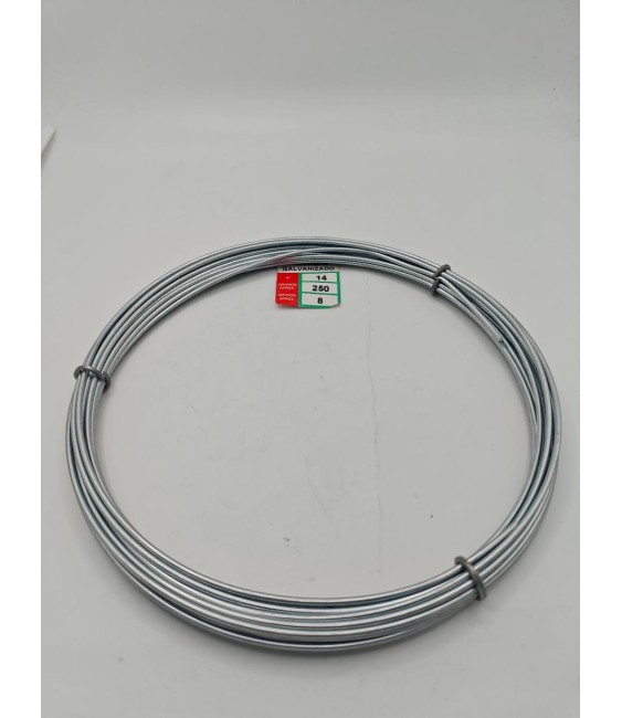 ROLLO ALAMBRE GALVANIZADO NÂº6 250GRS | Herrajes HE