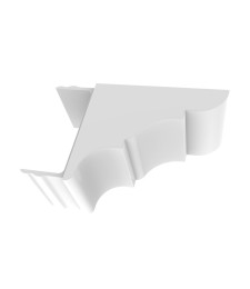 REMATE PERGOLA ALUMINIO 60X40 BLANCO