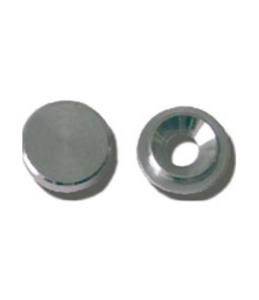 EMBELLECEDORES LISOS CROMO 39/14 PLATA