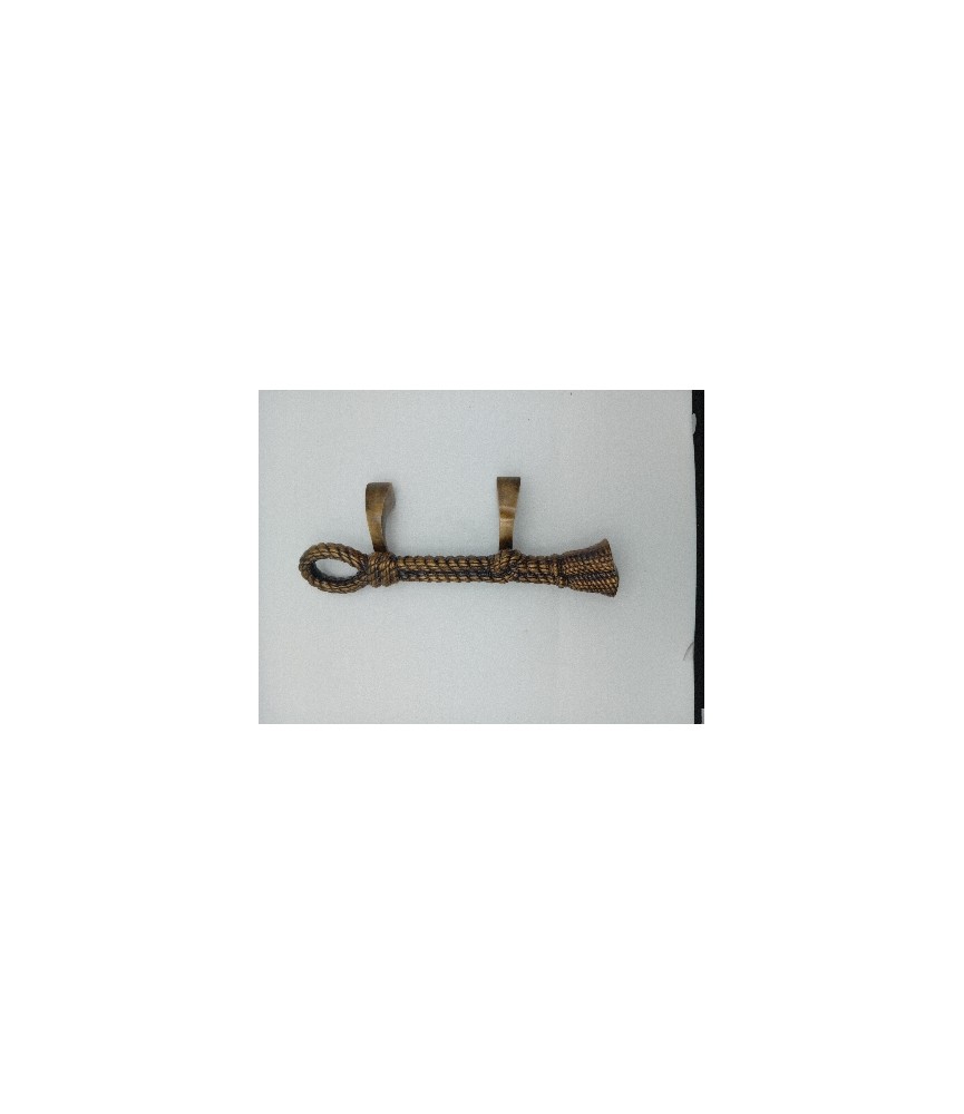 TIRADOR METAL CUERDA 380MM RECTO PATINADO RF:1119-PT | Herrajes HE