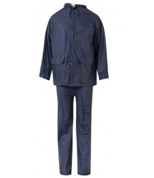 TRAJE LLUVIA PVC AZUL MARINO L