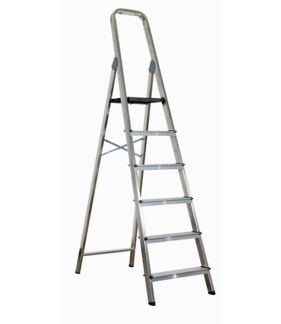 ESCALERA DE ALUMINIO DE 6 PELDAÑOS