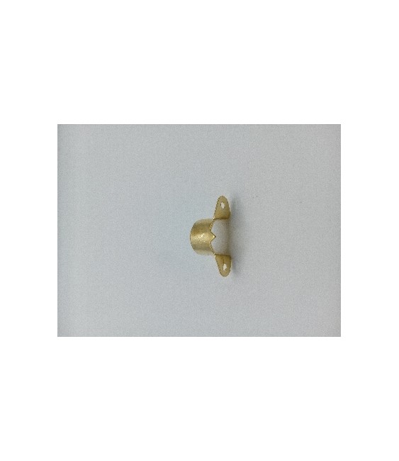 SOPORTE PARA BARRA ARMARIO 1-16 LATON | Herrajes HE