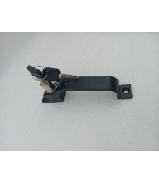 CIERRE CM8 C/LLAVES LL/IGUALES NEGRO CORTO