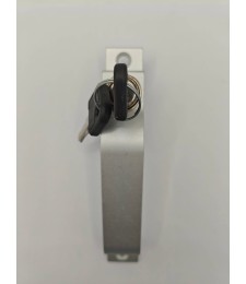 CIERRE CM8 C/LLAVES LL/IGUALES PLATA CORTO