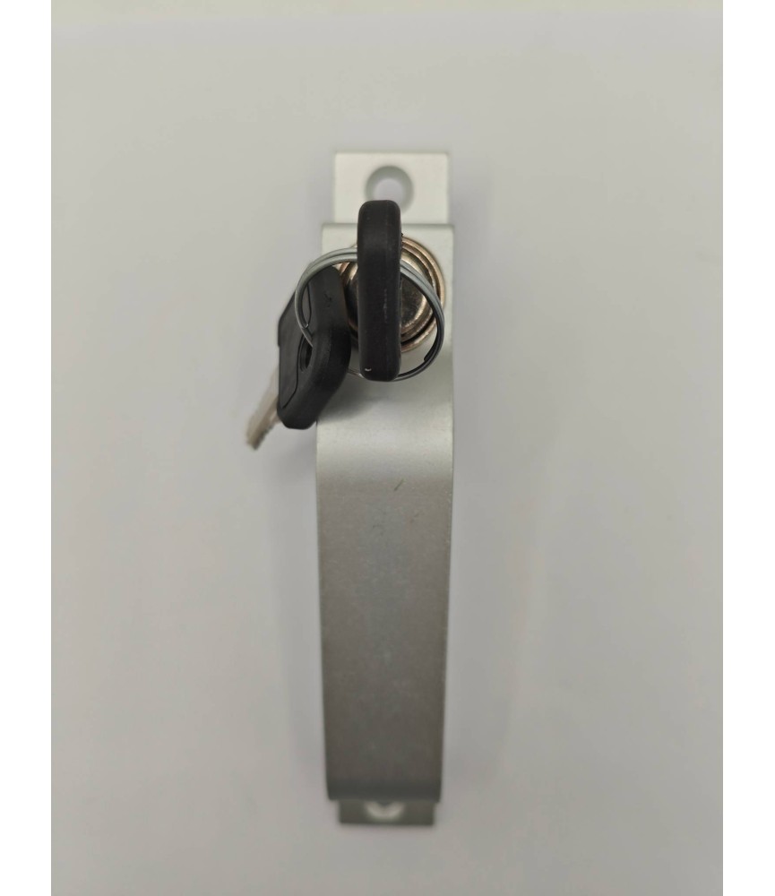 CIERRE CM8 C/LLAVES LL/IGUALES PLATA CORTO