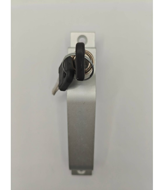 CIERRE CM8 C/LLAVES LL/IGUALES PLATA CORTO