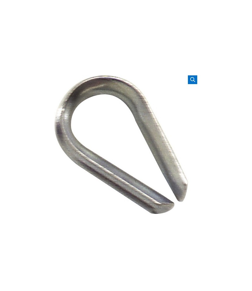 GUARDACABOS ZINC P/CABLE 4mm | Herrajes HE