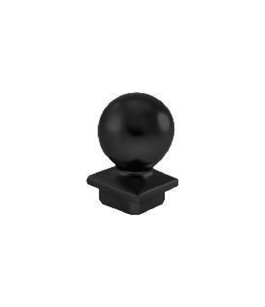 REMATE BOLA ALUMINIO 40X40 NEGRO