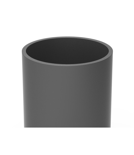 TUBO RED 40X2100 mm ANOD NEGRO | Herrajes HE