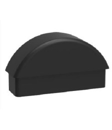 TAPON PLASTICO MEDIA LUNA 60X20 NEGRO | Herrajes HE