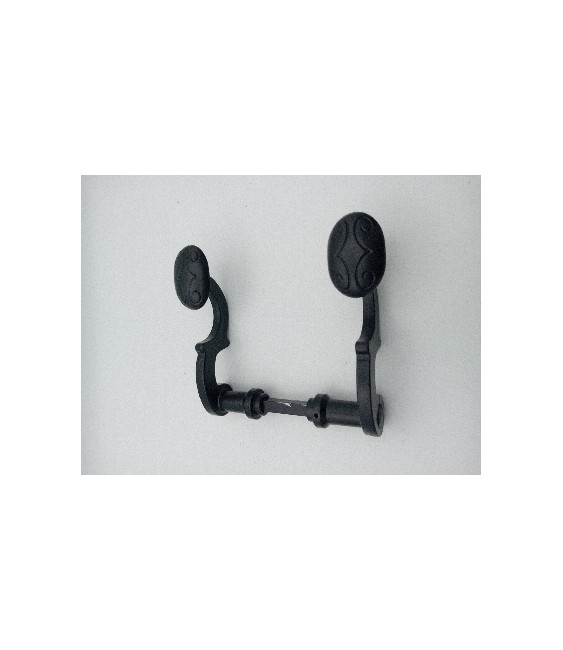 MANIVELA POMO OVALADO NEGRA RF-130 | Herrajes HE