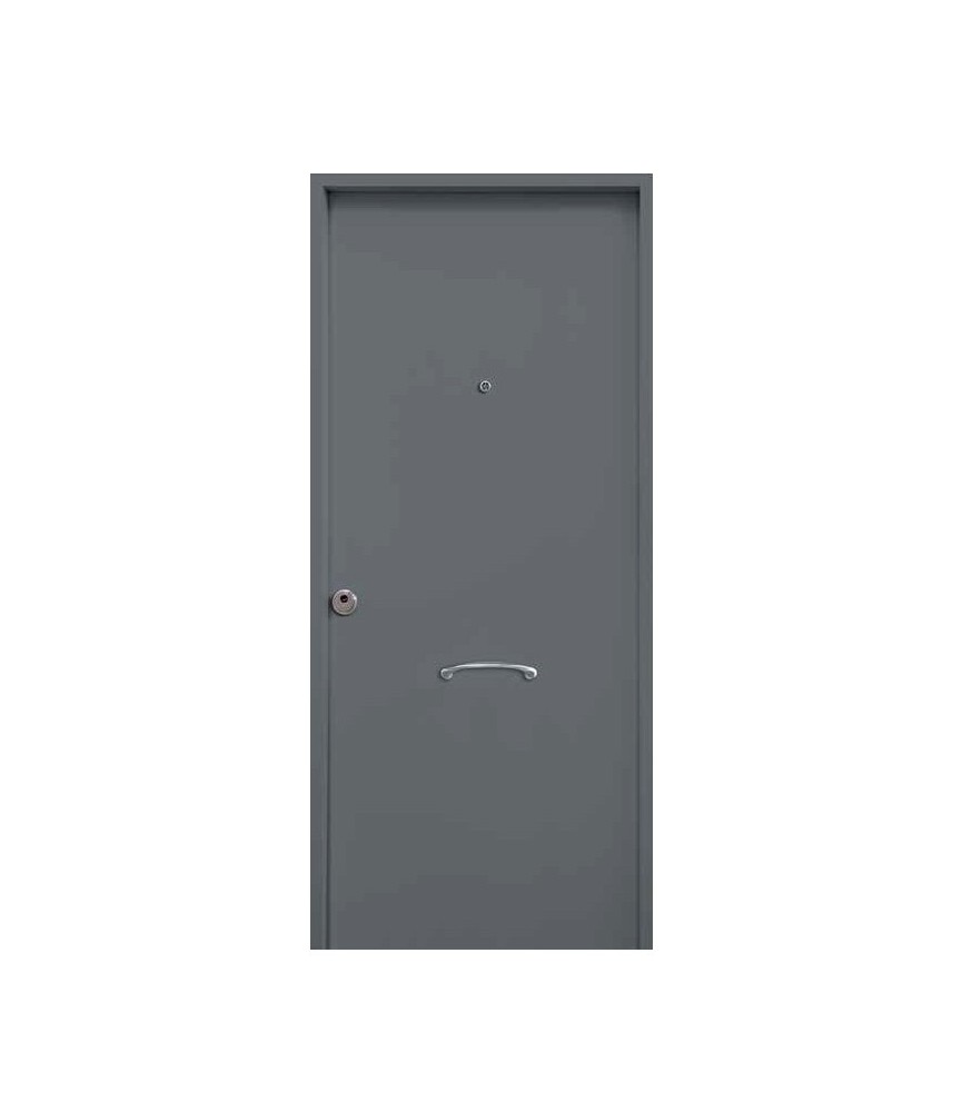 PUERTA NASCOR LISA HOJA 90 3 PTOS GRIS DCHA