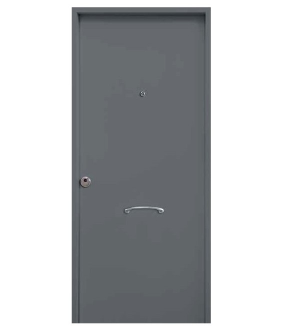 PUERTA NASCOR LISA HOJA 90 3 PTOS GRIS DCHA