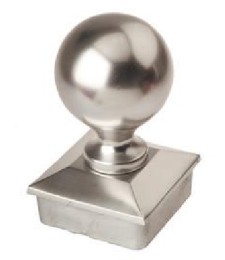 REMATE BOLA ALUMINIO 60X60 BLANCO | Herrajes HE