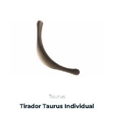 TIRADOR INDIVIDUAL TAURUS PLATA | Herrajes HE