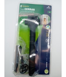 CIERRAPUERTAS CON RETENCION NEGRO REF-CPR-3 MOD.SPIR | Herrajes HE