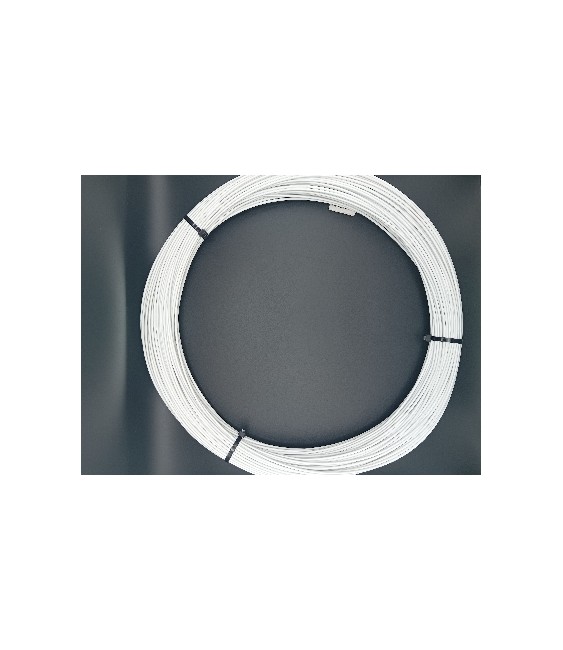 ALAMBRE FORRADO BLANCO Nº17 DE 100 MTS